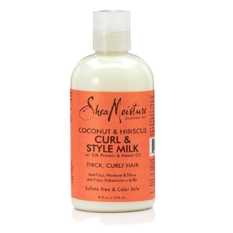 Coconut Hibiscus Curl Style Milk by Shea Moisture for Unisex - 8 oz Cream