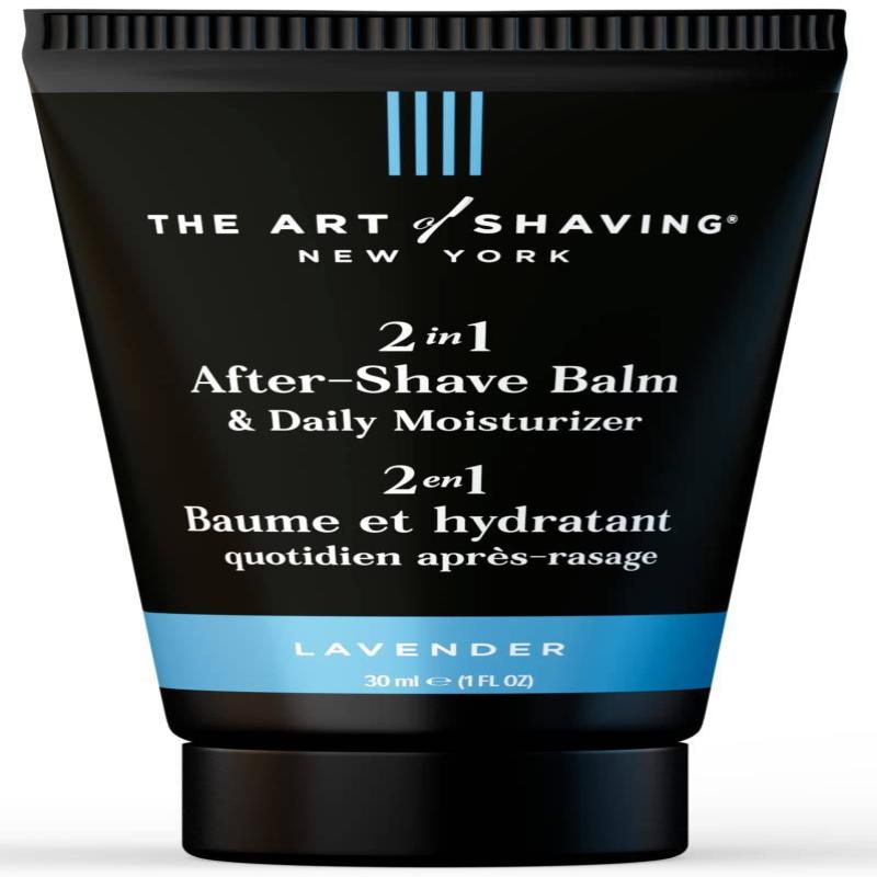 The Art of Shaving Lavender Travel Kit - Men's Razor with 1oz Pre-Shave Oil, 1.5oz Shaving Cream, Shaving Brush &amp; 1oz After-Shave Balm