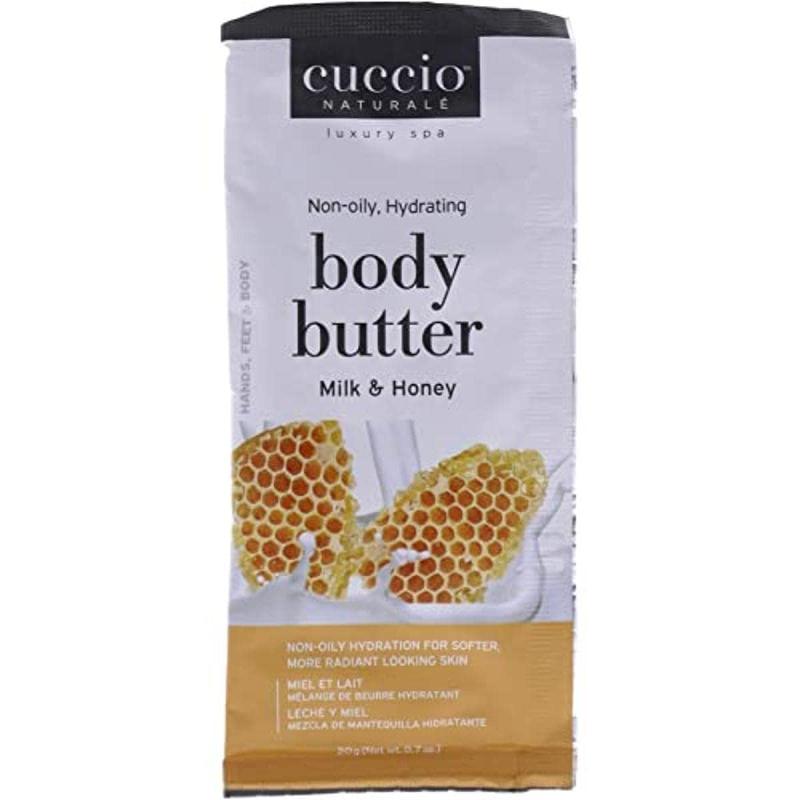 Luxury Spa Non-Oily Hydrating Butter - Milk and Honey by Cuccio Naturale for Unisex - 0.7 oz Body Butter