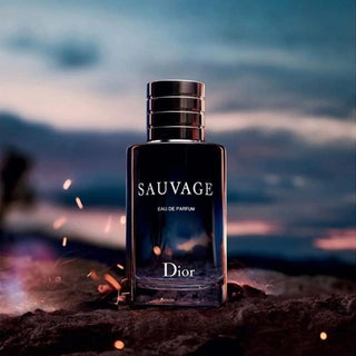 Dior Sauvage Parfum Spray for Men 2.0 Ounces, clear