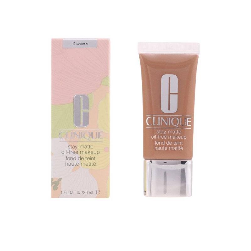 Stay-Matte Oil-Free Makeup - 19 Sand (M-N) - Dry Combination To Oily by Clinique for Women - 1 oz Makeup