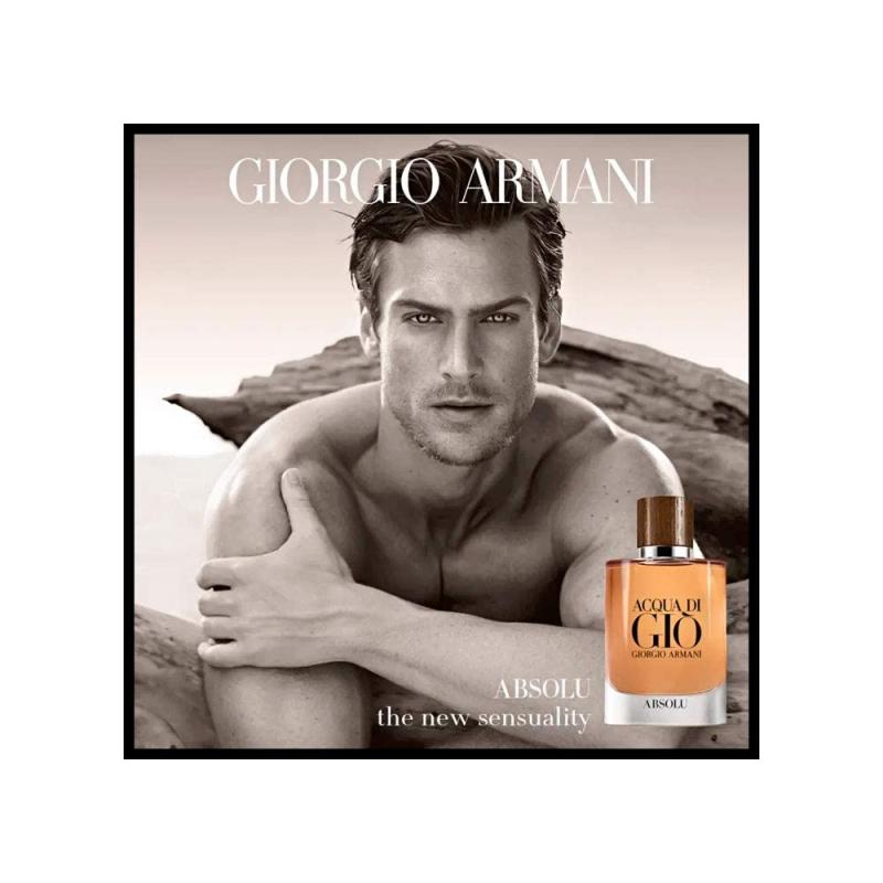 Acqua Di Gio Absolu by Giorgio Armani for Men - 2.5 oz EDP Spray
