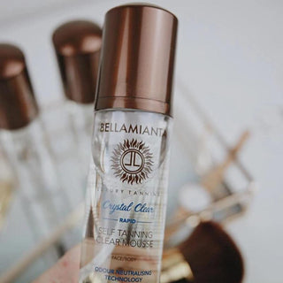 Rapid Self-Tanning Mousse - Crystal Clear by Bellamianta for Women - 5.07 oz Bronzer