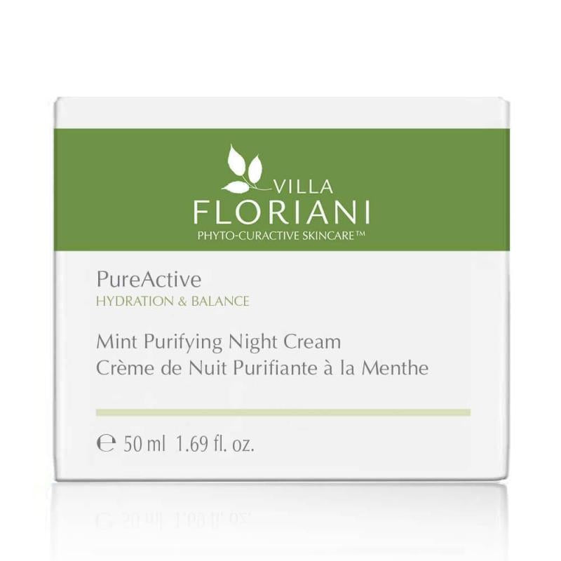 PureActive Purifying Night Cream - Mint by Villa Floriani for Unisex - 1.69 oz Cream