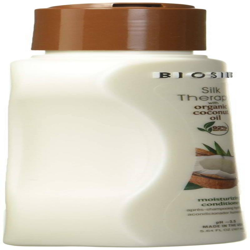 Silk Therapy with Coconut Oil Moisturizing Conditioner by Biosilk for Unisex - 5.64 oz Conditioner