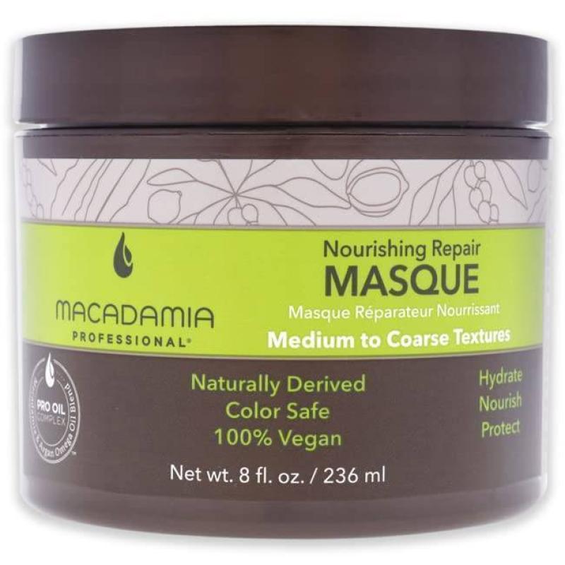 Nourishing Repair Masque by Macadamia Oil for Unisex - 8 oz Masque