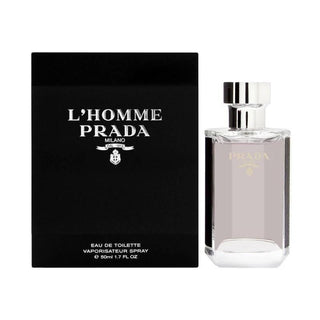 Prada L'homme Eau De Toilette Spray for Men, 1.7 Fl Oz