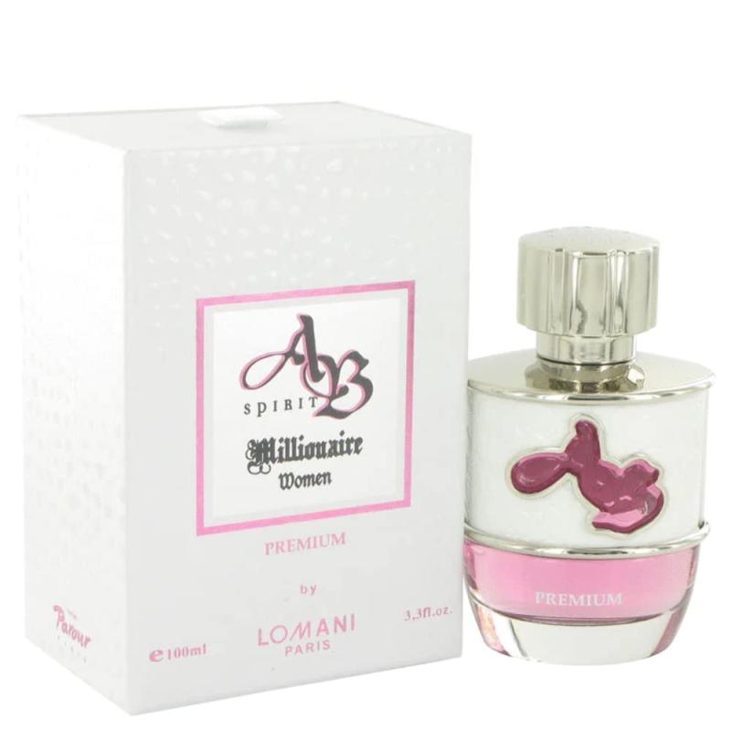 Ab Spirit Millionaire Premium by Lomani for Women - 3.3 oz EDP Spray
