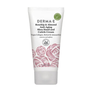 Anti-Aging Shea Hand and Cuticle Cream - Rosehip and Almond by Derma-E for Unisex - 2 oz Cream