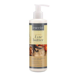 Lyte Ultra-Sheer Body Butter - Vanilla Bean and Sugar by Cuccio Naturale for Unisex - 8 oz Body Lotion