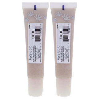Highest Gloss Hemp Lip Balm - Cupcake by Pacifica for Women - 0.43 oz Lip Balm - Pack of 2