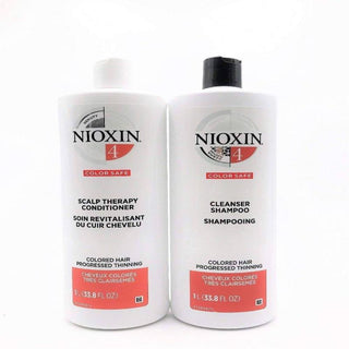 Nioxin System 4 Cleanser &amp; Scalp Therapy Conditioner Duo, 33.8 Fl Oz