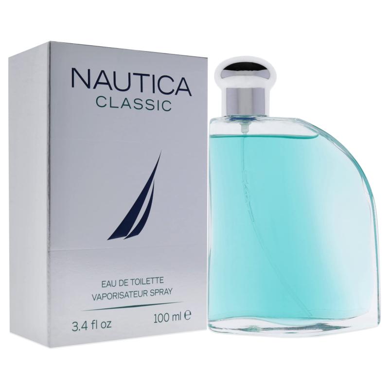 Nautica Classic Eau de Toilette Spray for Men, 3.4 Ounce