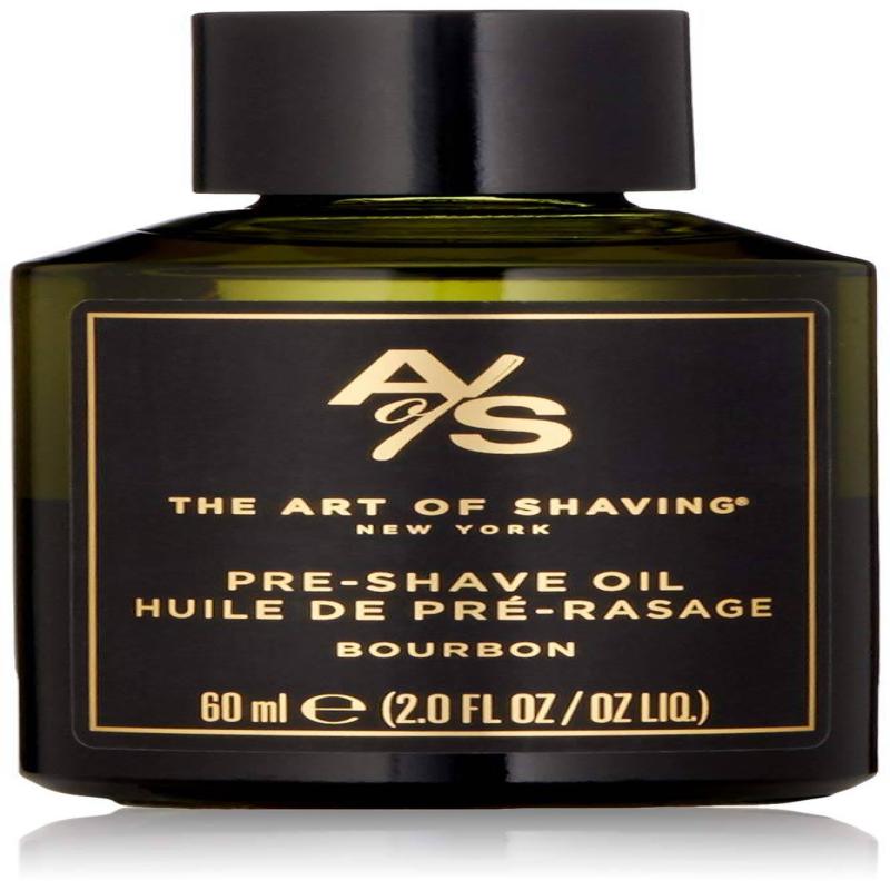 The Art of Shaving Pre Shave Beard Oil - Shaving Oil for Men, Protects Against Irritation and Razor Burn, Clinically Tested for Sensitive Skin, Bourbon, 2 Ounce