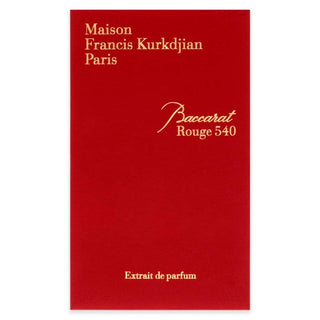 MAISON FRANCIS KURKDJIAN BACCARAT ROUGE 540 2.4 EXTRAIT DE PARFUM SPRAY (RED)