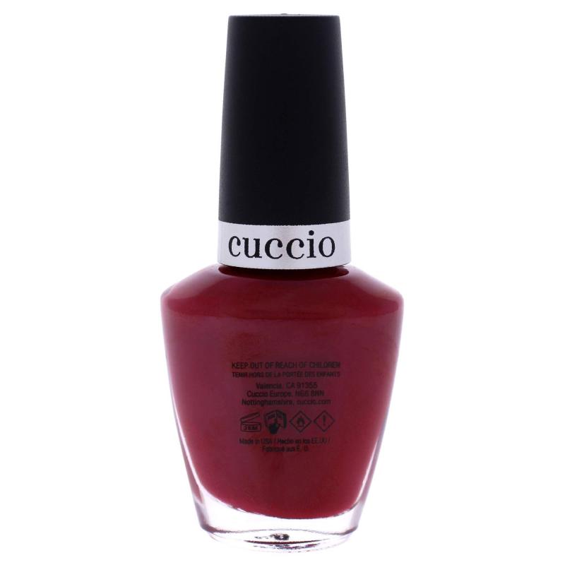 Colour Nail Polish - Red Eye To Shanghai by Cuccio Colour for Women - 0.43 oz Nail Polish