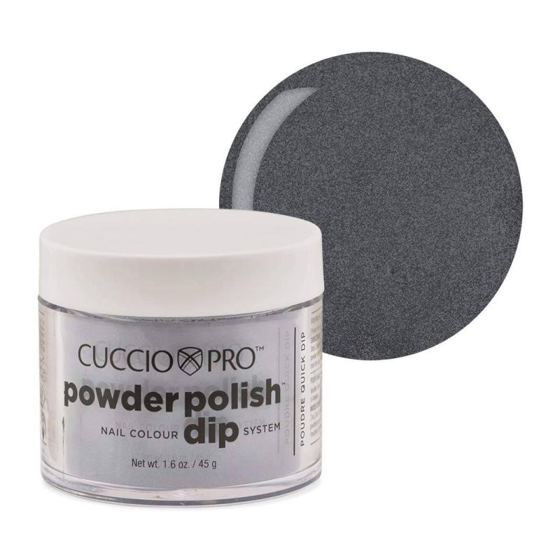 Pro Powder Polish Nail Colour Dip System - Grey with Mica by Cuccio Pro for Women - 2 oz Nail Powder