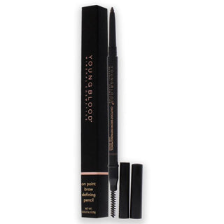 On Point Brow Defining Pencil - Dark Brown by Youngblood for Women - 0.012 oz Eyebrow Pencil