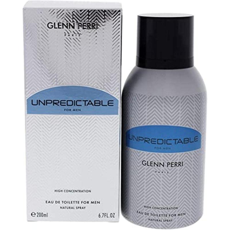 Unpredictable High Concentration by Glenn Perri for Men - 6.7 oz EDT Spray