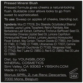 Pressed Mineral Blush - Nectar by Youngblood for Women - 0.1 oz Blush