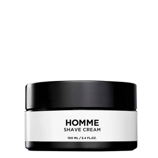 HOMME Shave Cream Designed for Men - Infused with Green Tea - Promotes Smoothness and Prevents Skin Irritation - Vegan Shaving Stuff for men- 3.4 fl oz