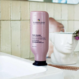 Pureology Pure Volume Conditioner | For Flat, Fine, Color-Treated Hair | Restores Volume &amp; Movement | Sulfate-Free | Vegan | Updated Packaging | 9 Fl. Oz. |