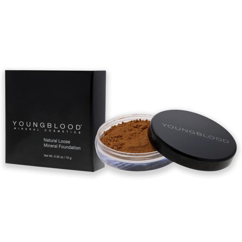 Natural Loose Mineral Foundation - Toast by Youngblood for Women - 0.35 oz Foundation