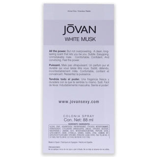 Jovan Black Musk by Jovan for Men - 3 oz Cologne Spray