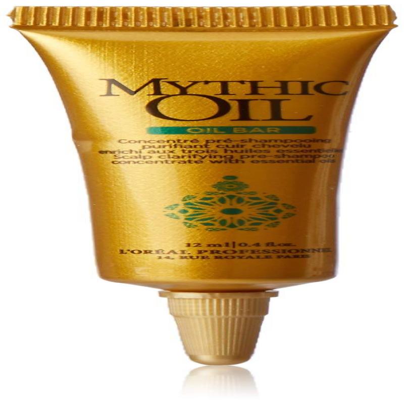 Mythic Oil Bar Scalp Clarifying Pre-Shampoo by LOreal Professional for Unisex - 15 x 0.4 oz Treatment
