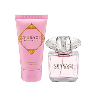 VERSACE BRIGHT CRYSTAL 2 PCS SET: 1 OZ EDT SP (HARD)
