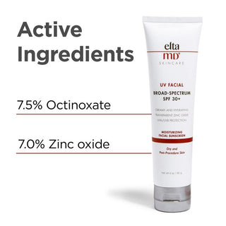 UV Facial Sunscreen SPF 30 by EltaMD for Unisex - 3 oz Sunscreen