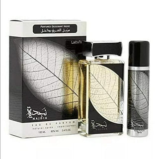 LATTAFA NAJDIA 2 PCS SET: 3.4 EAU DE PARFUM SPRAY + 1.7 DEODORANT SPRAY