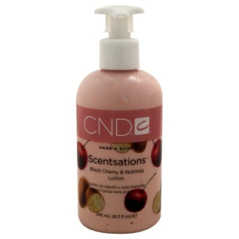Scentsations - Black Cherry &amp; Nutmeg by CND for Unisex - 8.3 oz Hand &amp; Body Lotion