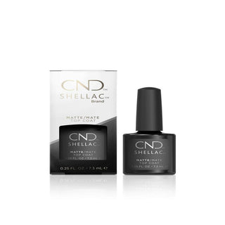 Shellac Nail Color - Matte Top Coat by CND for Women - 0.25 oz Nail Polish
