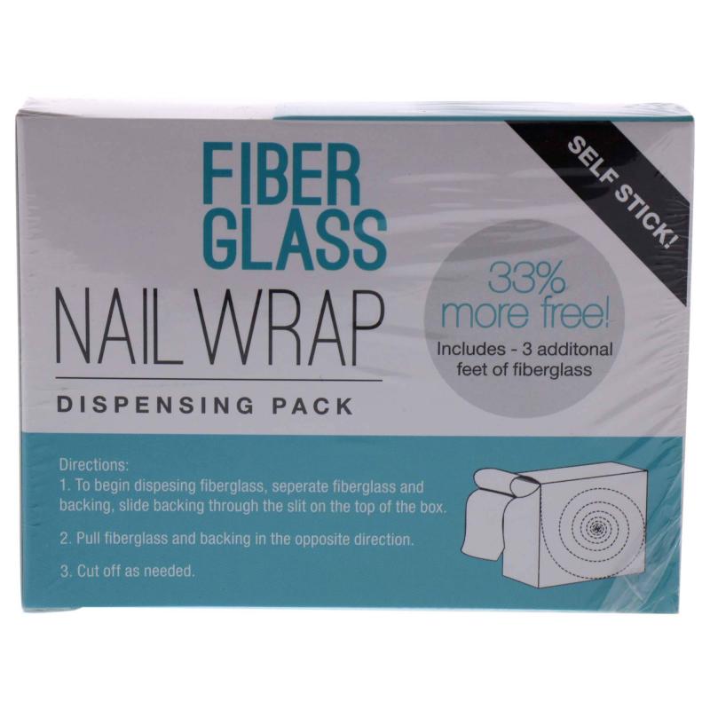Fiberglass Nail Wrap Dispensing Pack by Cuccio Pro for Women - 1 Pc Nails Wrap