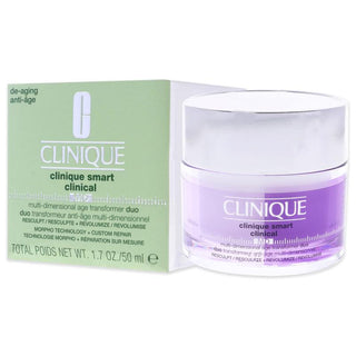 Clinique Smart Clinical MD Multi-Dimensional Age Transformer Duo Resculpt Plus Revolumize by Clinique for Women - 1.7 oz Moisturizer