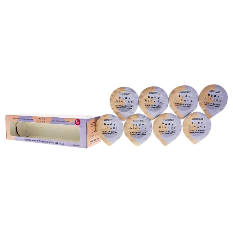 2-In-1 Mask and Scrub Exfoliating Capsules by BodyBlendz for Women - 8 x 10 ml Exfoliator
