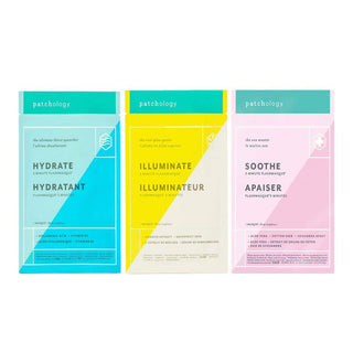 FlashMasque Sheet Mask Perfect Weekend Trio by Patchology for Women - 3 Pc Mask