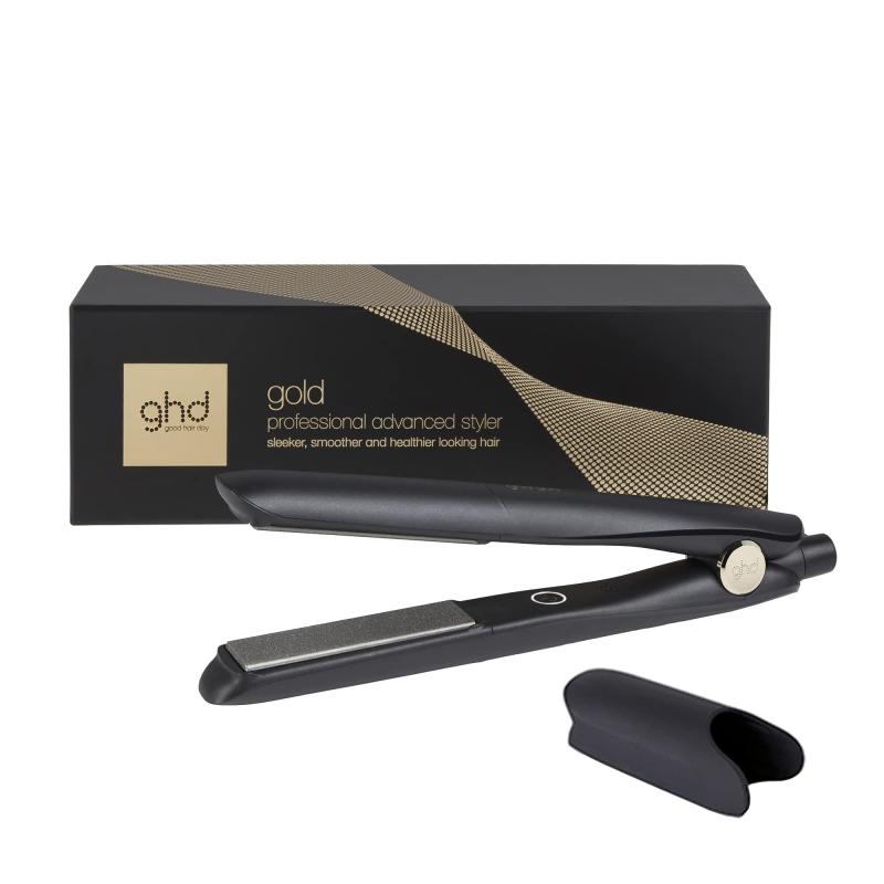 GHD Gold Professional Styler Flat Iron - Black by GHD for Unisex - 1 Inch Flat Iron