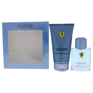 Ferrari Light Essence by Ferrari for Men - 2 Pc Gift Set 2.5oz EDT Spray, 5oz Hair and Body Wash