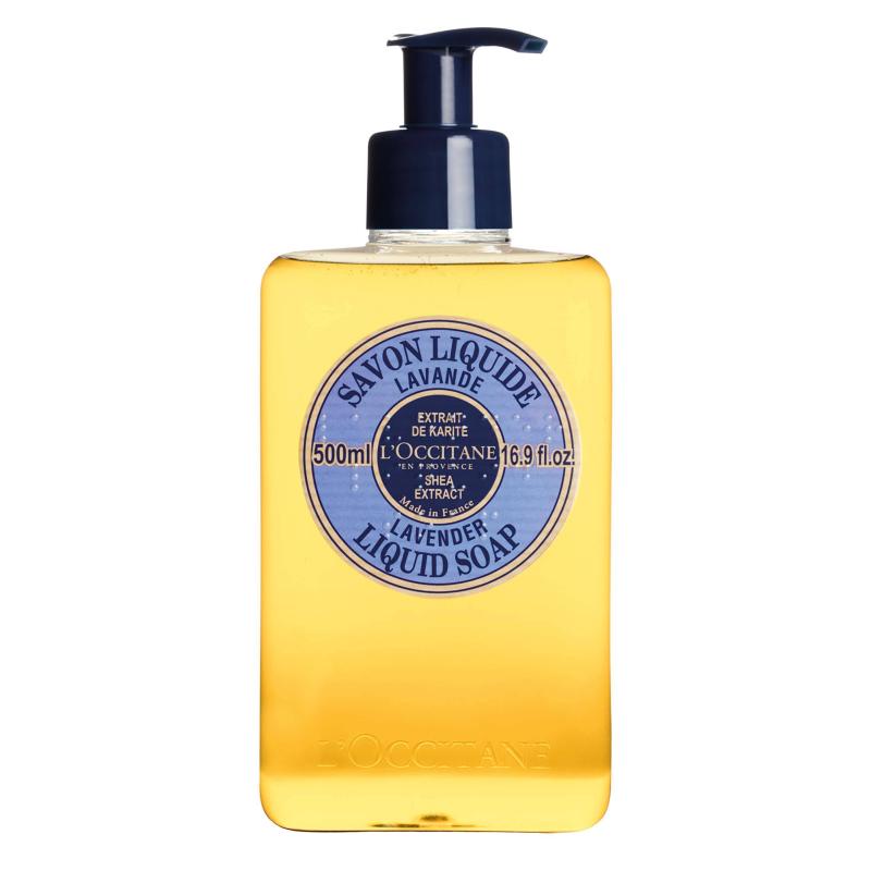 Shea Butter Hands and Body Liquid Soap - Lavender by LOccitane for Women - 16.9 oz Liquid Soap