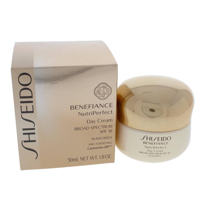 Benefiance NutriPerfect Day Cream SPF 18 by Shiseido for Unisex - 1.8 oz Cream