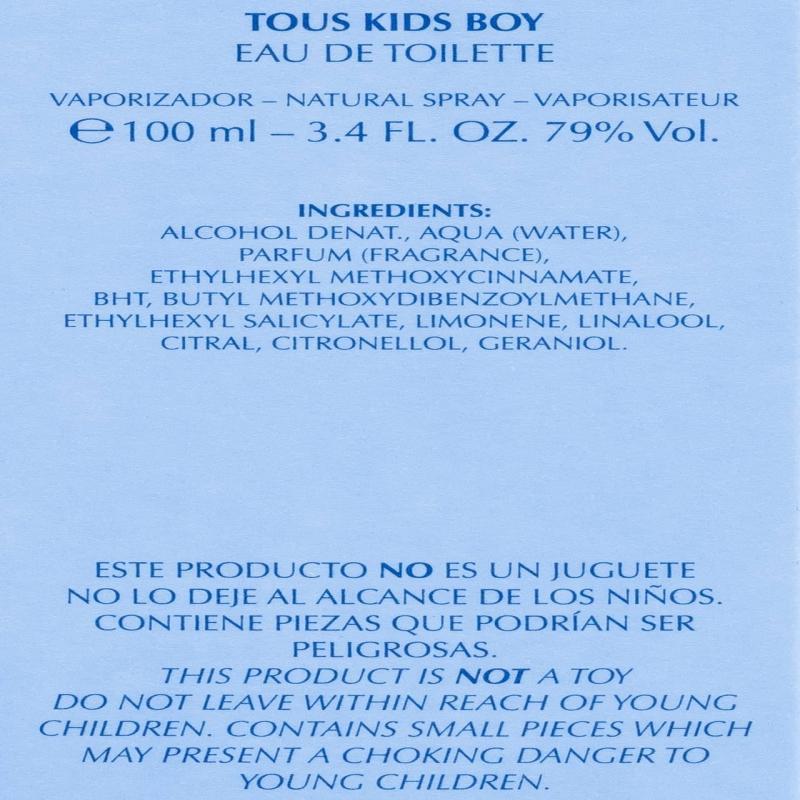 Tous Kids Boy by Tous for Kids - 3.4 oz EDT Spray