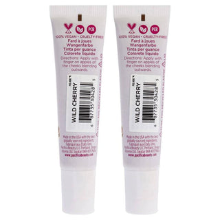 Cheeky Cherry Cheek Stain - Wild Cherry by Pacifica for Women - 0.5 oz Blush - Pack of 2