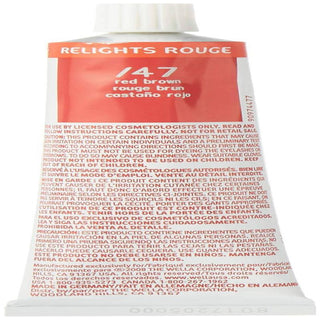 Color Touch Relights Demi-Permanent Color - 47 Red Brown by Wella for Unisex - 2 oz Hair Color
