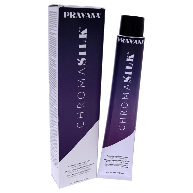 ChromaSilk Creme Hair Color - 4.45 Copper Mahogany Brown by Pravana for Unisex - 3 oz Hair Color