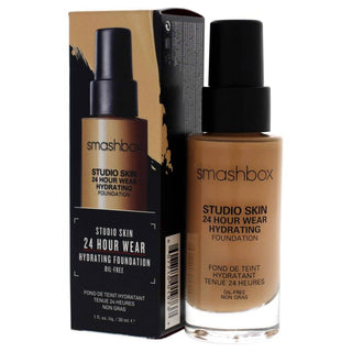 Studio Skin 24 Hour Wear Hydrating Foundation - 2.3 Light-Medium With Warm Undertone by Smashbox for Women - 1 oz Foundation