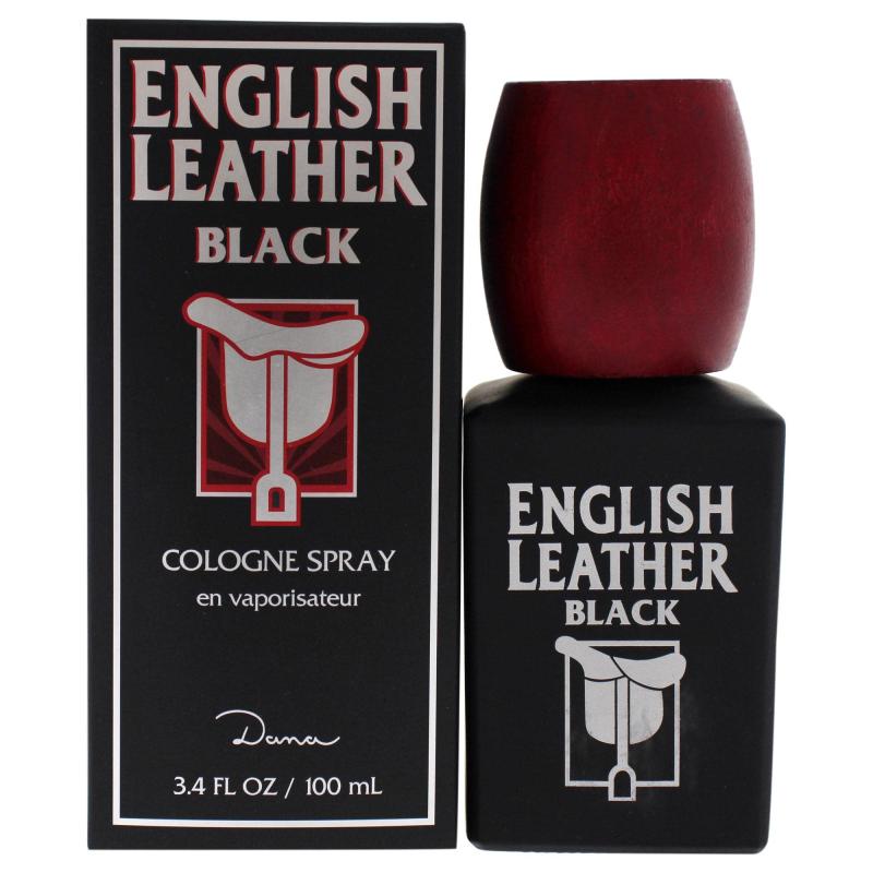 English Leather Black by Dana for Men - 3.4 oz Cologne Spray