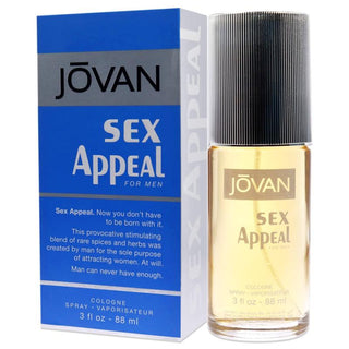 Jovan Sex Appeal by Jovan for Men - 3 oz Cologne Spray