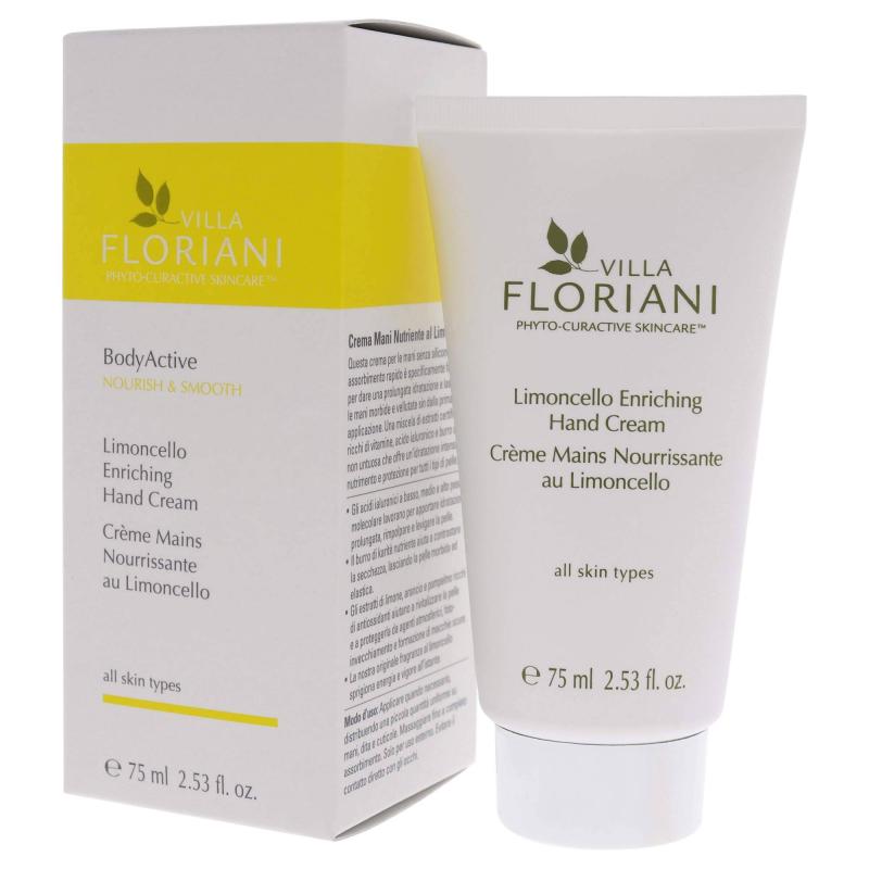 Enriching Hand Cream - Limoncello by Villa Floriani for Women - 2.53 oz Cream